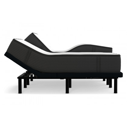 South Bay 12" Soft and Firm Flippable Gel Infused King Split Memory Foam Mattress and Model P Adjustable Bed Base