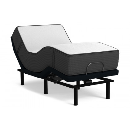 South Bay 12" Soft and Firm Flippable Gel Infused Twin Long Memory Foam Mattress and Model P Adjustable Bed Base