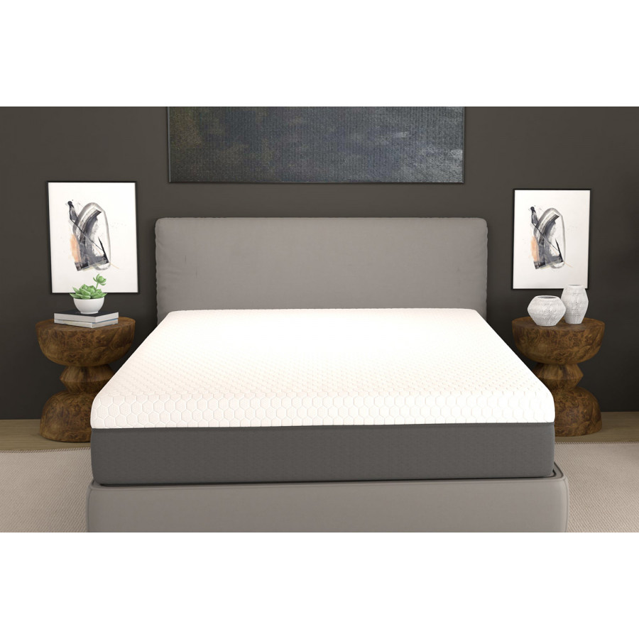 South Bay 12" Medium Zoned Gel Infused Premium Memory Foam Mattress - Cal King Split Head Size