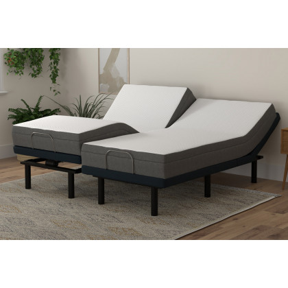 South Bay - 8" Firm Gel Infused Memory Foam Mattress and Model 3 Adjustable Bed Base