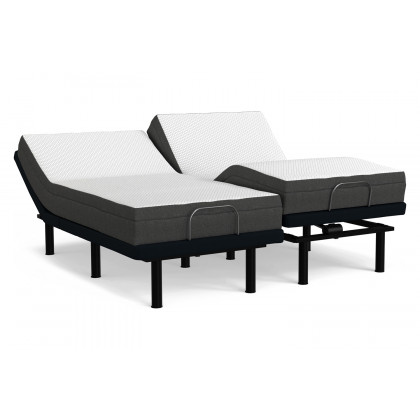 South Bay 8" Firm Gel Infused Cal King Split Memory Foam Mattress and Model 3 Adjustable Bed Base