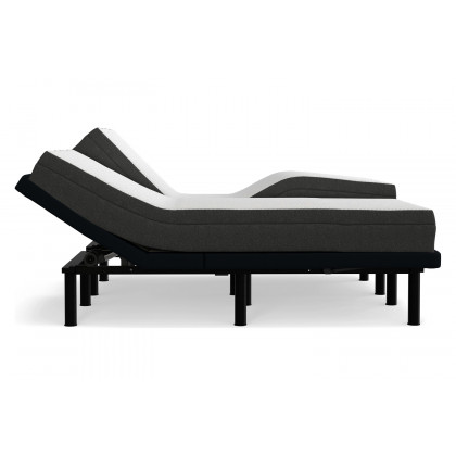 South Bay 8" Firm Gel Infused Cal King Split Memory Foam Mattress and Model 3 Adjustable Bed Base