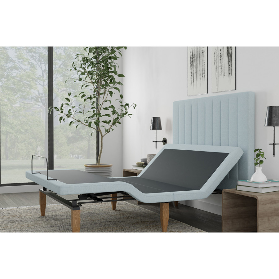 South Bay Alex Adjustable Base with Headboard - Full Size
