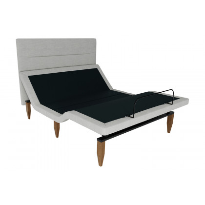 South Bay Taylor Adjustable Base with Headboard - Twin Long Size