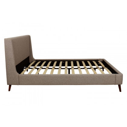South Bay Brooklyn Upholstered Bed Frame - Beige, Queen Size