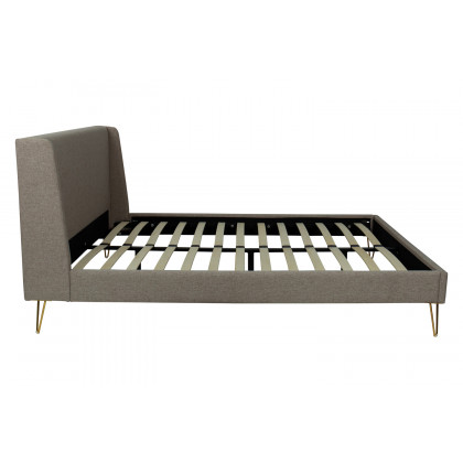 South Bay Zoey Upholstered Bed Frame - Beige, Full Size