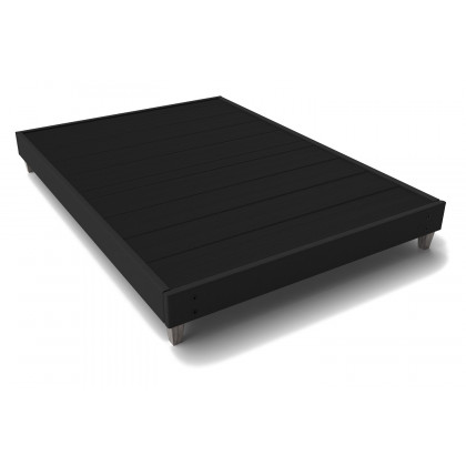 South Bay Express Bed Frame - Black, Twin Long Size