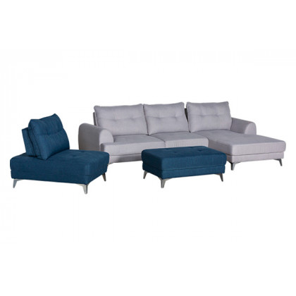 Stanza Alaska Sectional - Gray