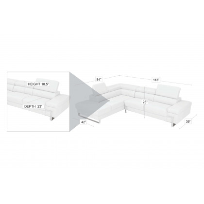 Stanza - Athena Left Facing Sectional