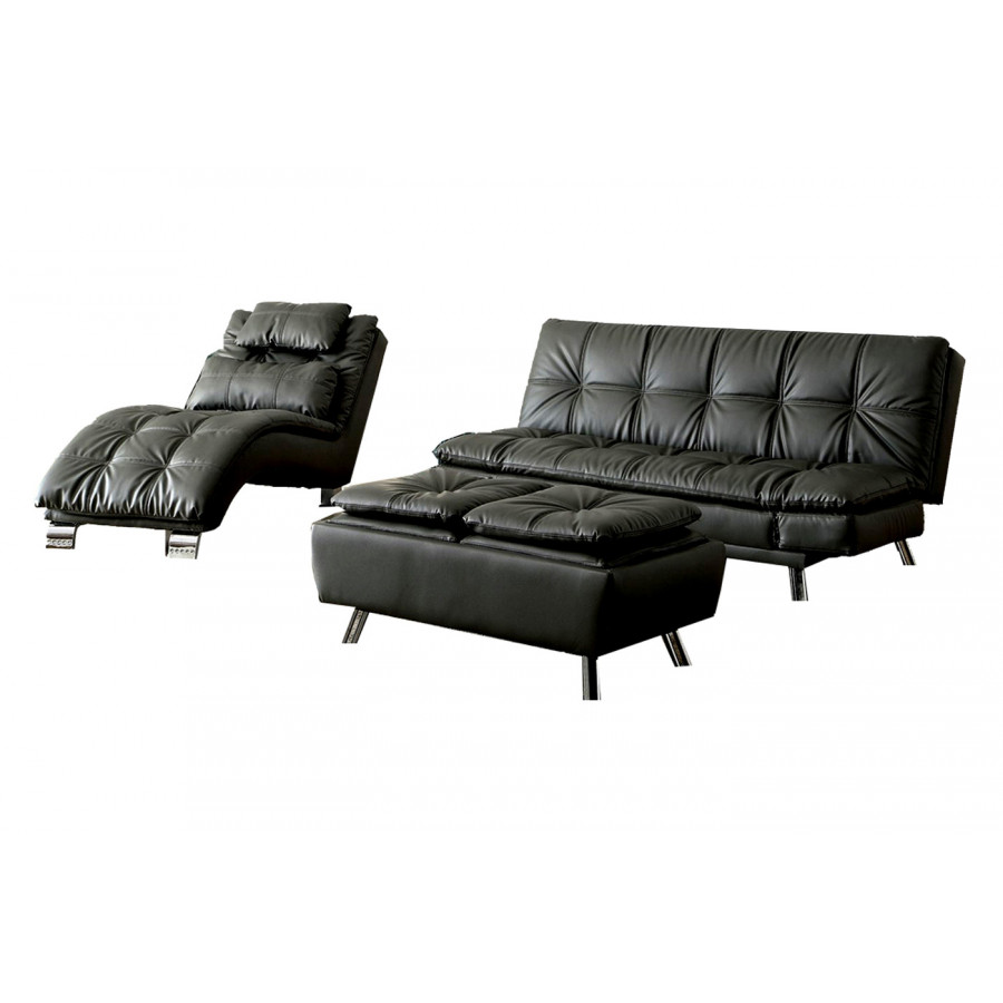 Stanza Ayleen Living Room Set - Black