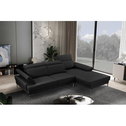 Stanza Kim Right Facing Sectional - Black
