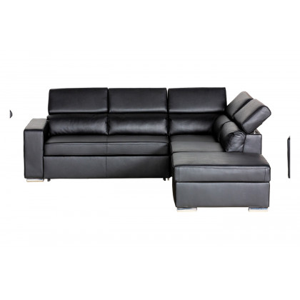 Stanza Klaus Left Facing Sectional - Black