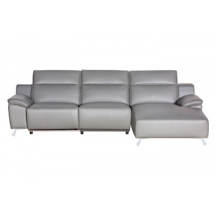 Stanza Melanie Left Facing Sectional - White
