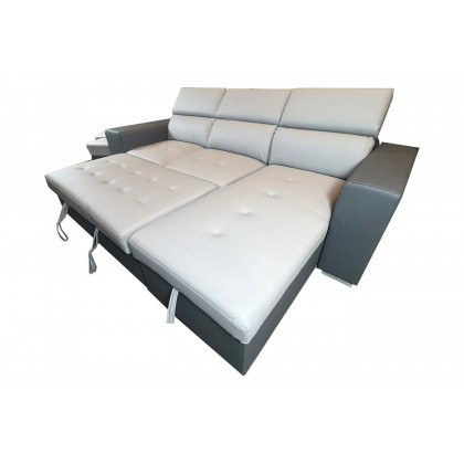 Stanza Milano Reversible Sectional - 2-Tones Gray
