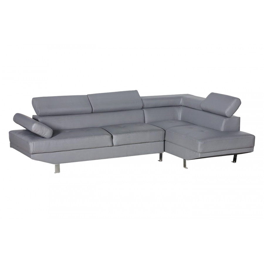 Stanza Mykonos Right Facing XL Sectional - Gray