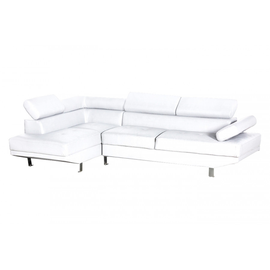 Stanza Mykonos Left Facing Sectional - White