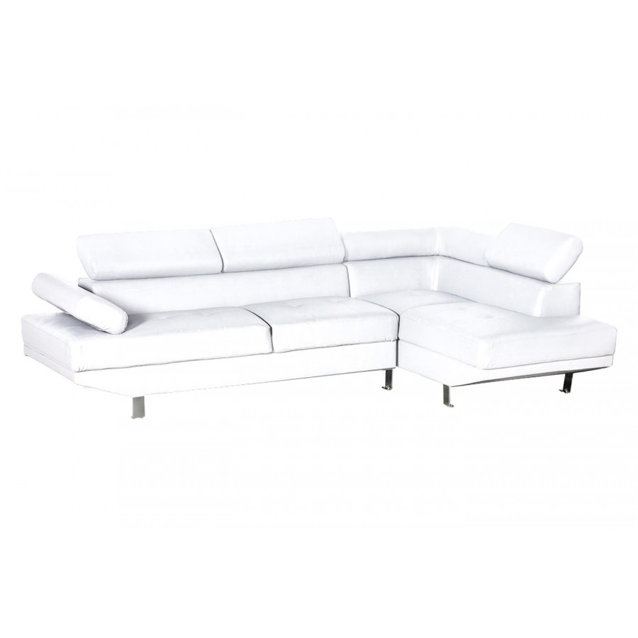 Stanza Mykonos Right Facing XL Sectional - White