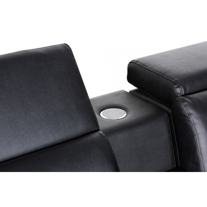 Stanza Spartacus Recliner Sectional - Gray
