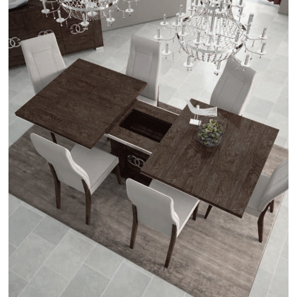 Status - Prestige Dining Table w/1 Extension 17.4"