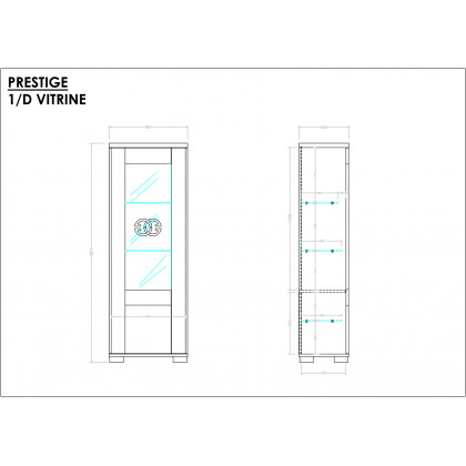 Status - Prestige 4-Door TV Stand