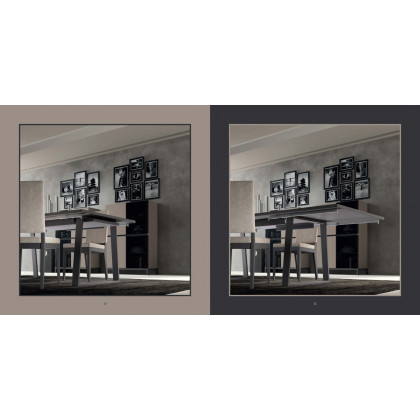 Status - Kali Dining Table Tavolo with 2 Extension and Storage
