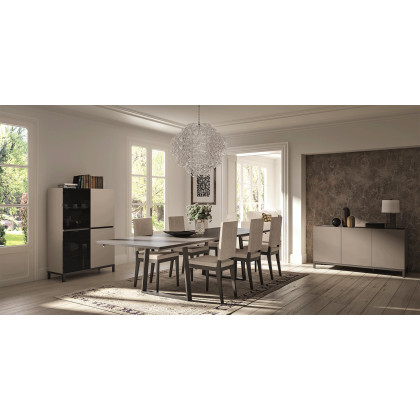 Status - Kali Dining Table Tavolo with 2 Extension and Storage