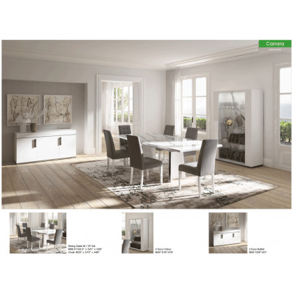 Status - Carrara 3 Door Buffet