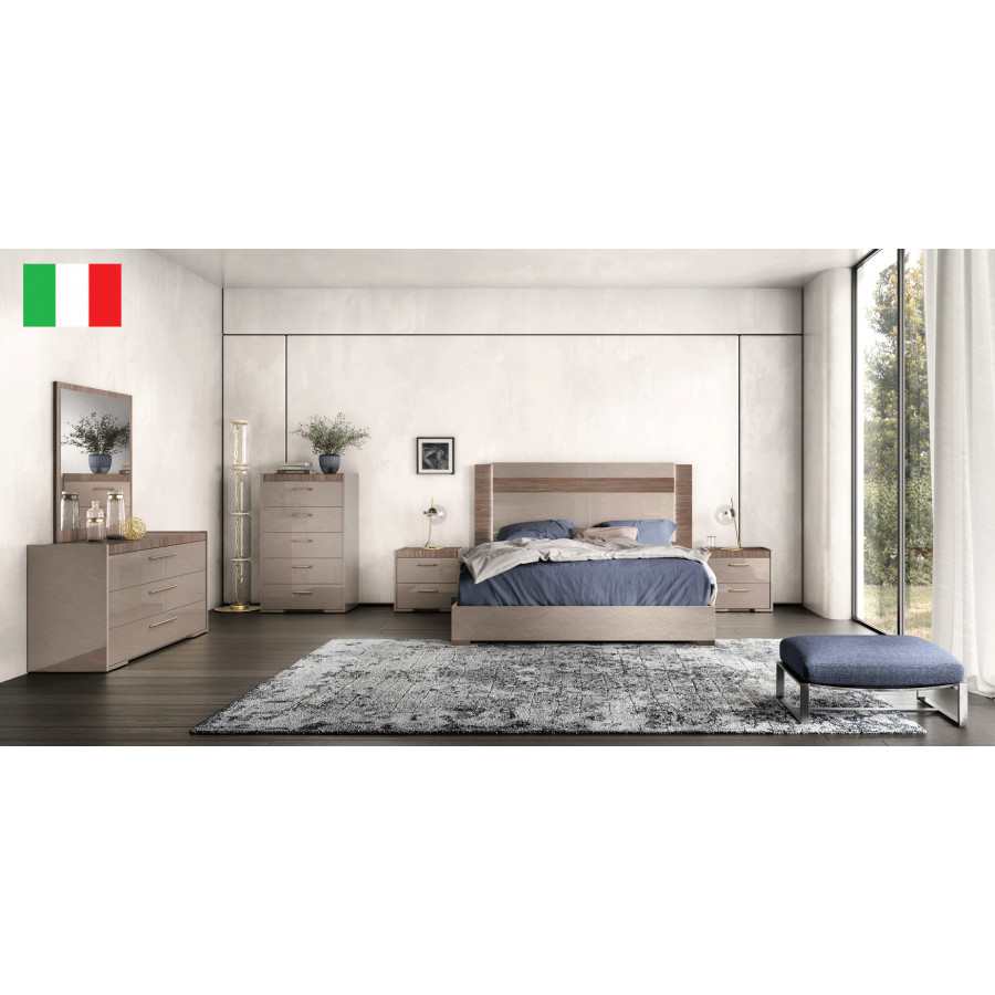 Status Nora Queen Size Bed with Light
