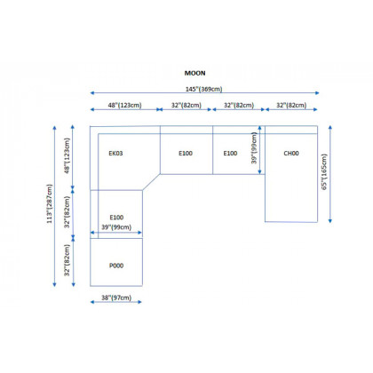 Stella - Moon Sectional