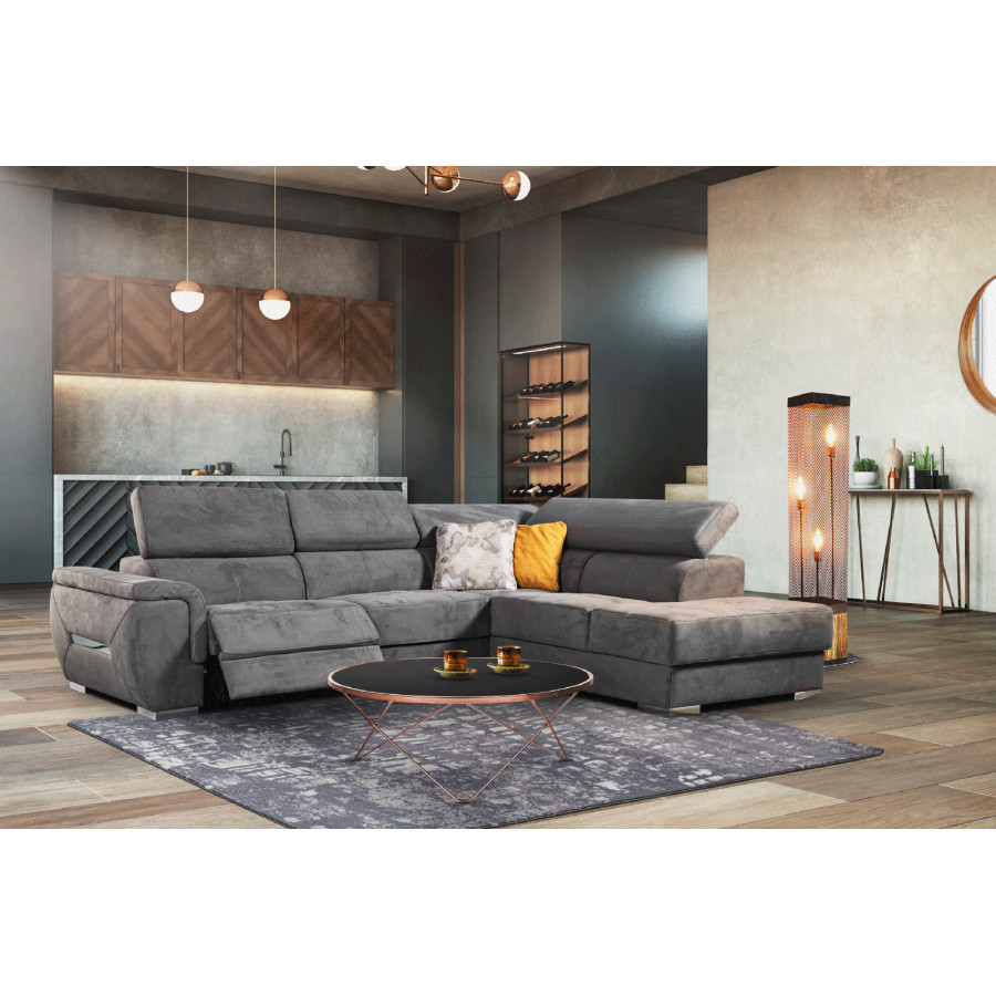 Stella - Quebec Sectional with Recliner