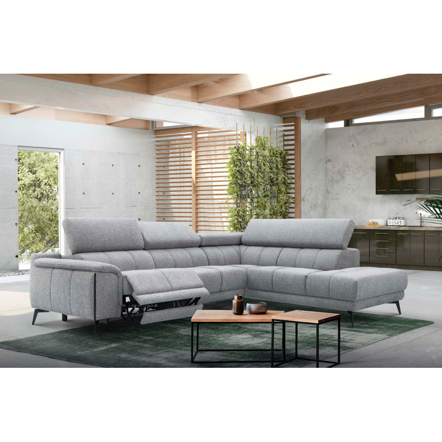 Stella - Amira Sectional with Recliner