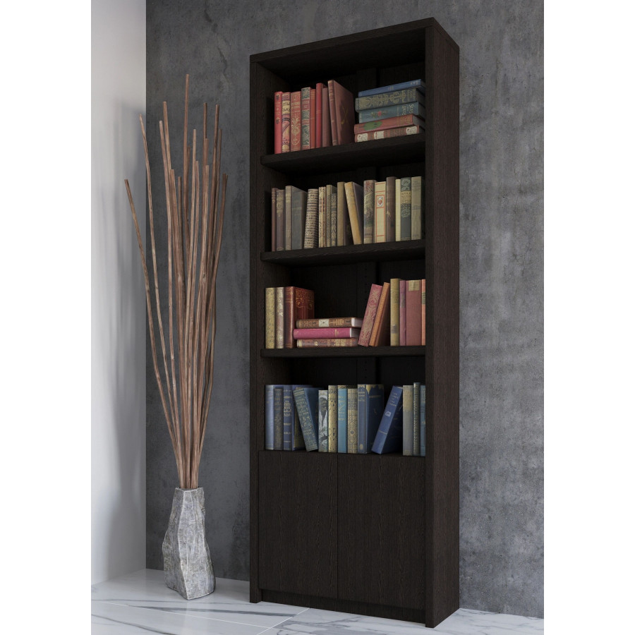 Styles Bookcase with Doors - Venge