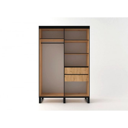 Styles Loft 59" Wardrobe - Votan, Manufactured Wood