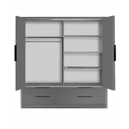 Styles Modo Wardrobe - Gray