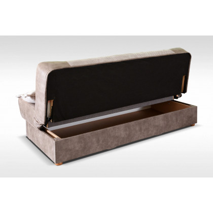 Styles Natalia Sofa - Gray, Microfiber, Cotton Twill
