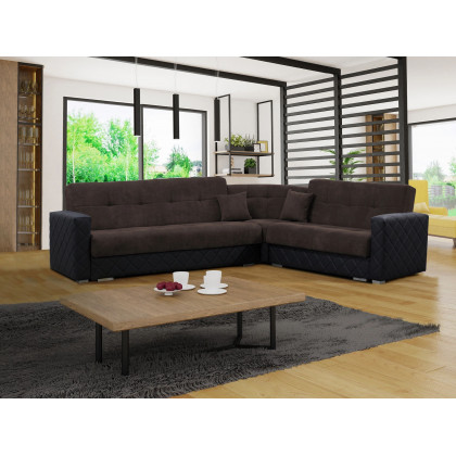 Styles Porto Sectional - Gray, Fabric
