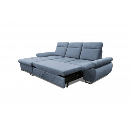 Styles Selly Mini Left-Facing Sectional - Blue, Fabric