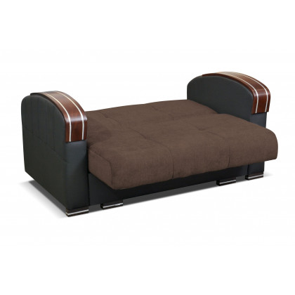 Styles - Samantha Sofa and Loveseat Set in Brown, Suede