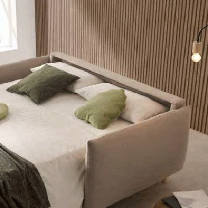 Suinta - Flora Convertible Sofa Bed in Fabric, 140x200cm