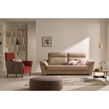 Suinta Willy Convertible Sofa Bed - Fabric, 120x200cm