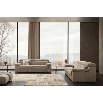 Suinta - Julia Convertible Sofa Bed in Fabric, 160x200cm