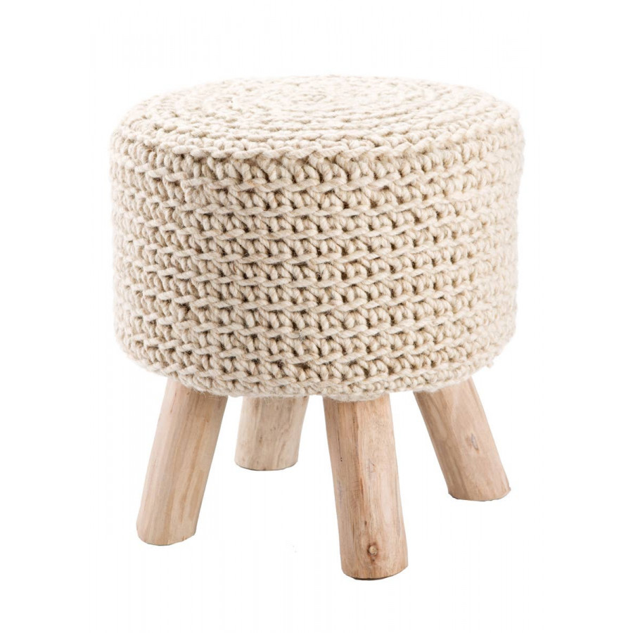 Jaipur Living Westport Pouf - WES01