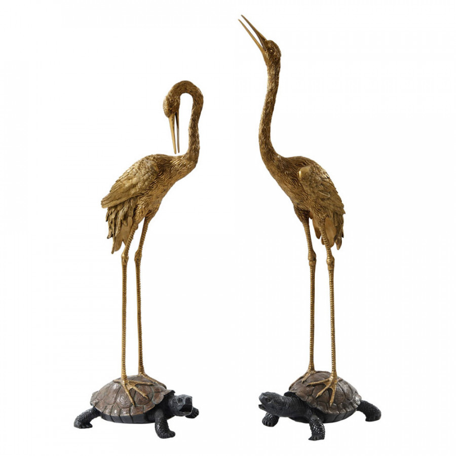 Theodore Alexander - The Myth Sculpture In Verde Bronze, Brass