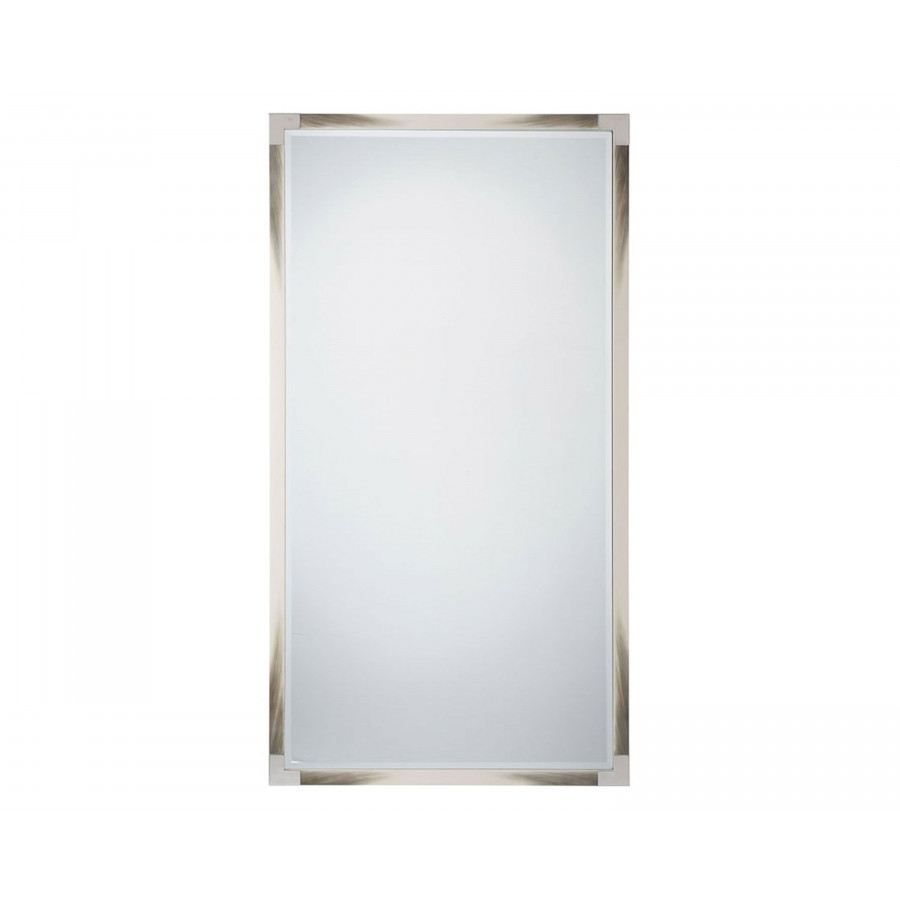 Theodore Alexander - Cutting Edge Floor Mirror in Longhorn White