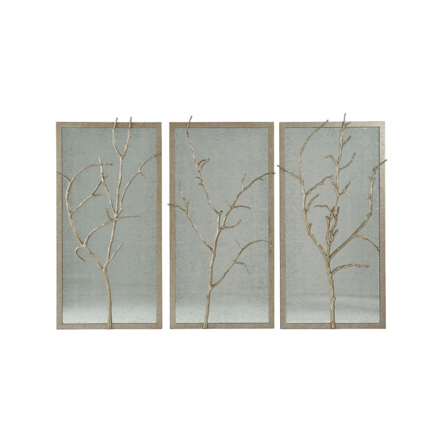 Theodore Alexander - Silver Hawthorn Trio Wall Mirror