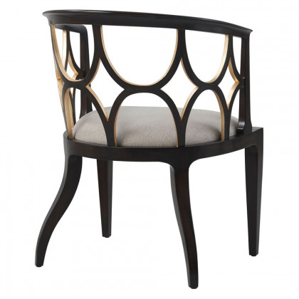 Theodore Alexander - Ebonised Connaught Accent Chair