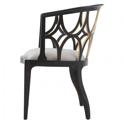 Theodore Alexander - Ebonised Connaught Accent Chair