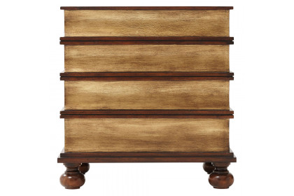 Theodore Alexander™ - Hand Carved and Gilt Faux Book Nightstand