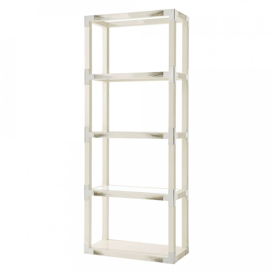 Theodore Alexander - Cutting Edge Etagere in Longhorn White
