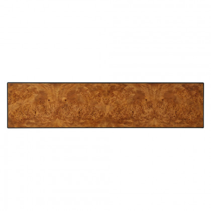 Theodore Alexander Long Hall Burl Console Table
